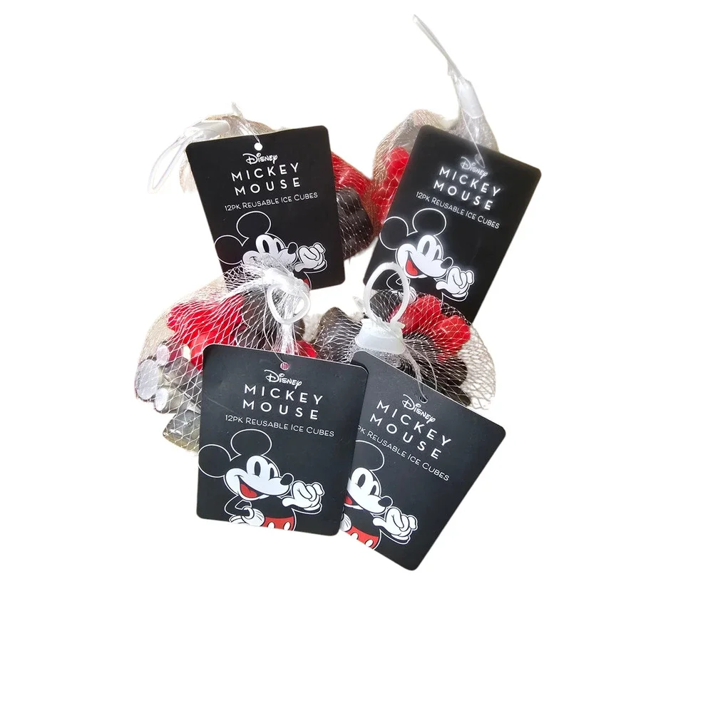 Disney Mickey Reusable Ice Cubes 4 Packs 12 in Each NWT